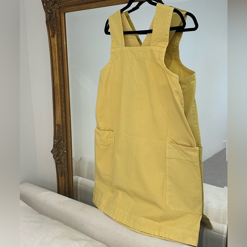 Everlane yellow summer dress
